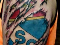 Tattoo - Tatuaje - tatuagem - Tatuaje de la Barra: Extremo Celeste • Club: Sporting Cristal
