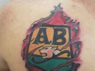 Tattoo - Tatuaje - tatuagem - Tatuaje de la Barra: Fortaleza Leoparda Sur • Club: Atlético Bucaramanga • País: Colombia