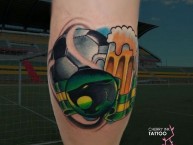 Tattoo - Tatuaje - tatuagem - Tatuaje de la Barra: Fortaleza Leoparda Sur • Club: Atlético Bucaramanga • País: Colombia