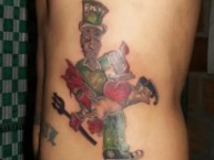 Tattoo - Tatuaje - tatuagem - Tatuaje de la Barra: Frente Radical Verdiblanco &bull; Club: Deportivo Cali &bull; País: Colombia