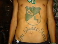 Tattoo - Tatuaje - tatuagem - Tatuaje de la Barra: Frente Radical Verdiblanco &bull; Club: Deportivo Cali &bull; País: Colombia