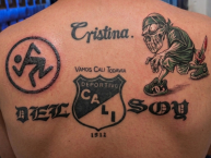 Tattoo - Tatuaje - tatuagem - Tatuaje de la Barra: Frente Radical Verdiblanco &bull; Club: Deportivo Cali &bull; País: Colombia