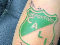 Tattoo - Tatuaje - tatuagem - Tatuaje de la Barra: Frente Radical Verdiblanco &bull; Club: Deportivo Cali &bull; País: Colombia