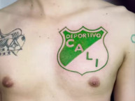 Tattoo - Tatuaje - tatuagem - Tatuaje de la Barra: Frente Radical Verdiblanco &bull; Club: Deportivo Cali &bull; País: Colombia
