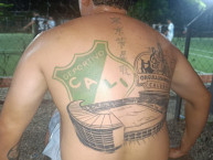 Tattoo - Tatuaje - tatuagem - Tatuaje de la Barra: Frente Radical Verdiblanco &bull; Club: Deportivo Cali &bull; País: Colombia