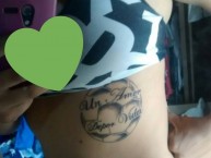 Tattoo - Tatuaje - tatuagem - "Balon Un Amor Depor Vida CDC" Tatuaje de la Barra: Frente Radical Verdiblanco • Club: Deportivo Cali • País: Colombia
