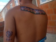 Tattoo - Tatuaje - tatuagem - "FRENTE RADICAL SOLO CALI un amor para toda la vida" Tatuaje de la Barra: Frente Radical Verdiblanco • Club: Deportivo Cali • País: Colombia