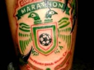 Tattoo - Tatuaje - tatuagem - Tatuaje de la Barra: Fúria Verde • Club: Marathón