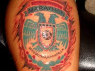 Tattoo - Tatuaje - tatuagem - Tatuaje de la Barra: Fúria Verde • Club: Marathón • País: Honduras