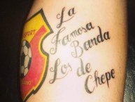 Tattoo - Tatuaje - tatuagem - Tatuaje de la Barra: Garra Herediana • Club: Herediano • País: Costa Rica