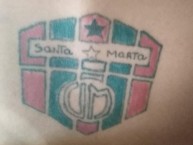 Tattoo - Tatuaje - tatuagem - Tatuaje de la Barra: Garra Samaria Norte • Club: Unión Magdalena • País: Colombia