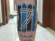 Tattoo - Tatuaje - tatuagem - "Venho pela camiseta" Tatuaje de la Barra: Geral do Grêmio • Club: Grêmio