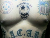 Tattoo - Tatuaje - tatuagem - "Barrista Granadictos" Tatuaje de la Barra: Granadictos • Club: Carabobo
