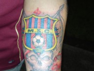 Tattoo - Tatuaje - tatuagem - Tatuaje de la Barra: Guerreros Chaimas • Club: Monagas • País: Venezuela