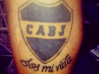 Tattoo - Tatuaje - tatuagem - "CABJ" Tatuaje de la Barra: La 12 • Club: Boca Juniors