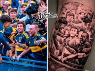 Tattoo - Tatuaje - tatuagem - "Iván un Italiano, Exequiel Zeballos del gol a River Plate en el superclásico argentino" Tatuaje de la Barra: La 12 &bull; Club: Boca Juniors &bull; País: Argentina