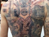 Tattoo - Tatuaje - tatuagem - "Tatto del lobo" Tatuaje de la Barra: La Banda de Fierro 22 • Club: Gimnasia y Esgrima