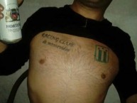 Tattoo - Tatuaje - tatuagem - Tatuaje de la Barra: La Banda de la Estacion • Club: Racing de Montevideo • País: Uruguay