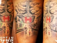 Tattoo - Tatuaje - tatuagem - Tatuaje de la Barra: La Banda de la Quema • Club: Huracán