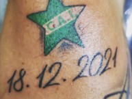 Tattoo - Tatuaje - tatuagem - Tatuaje de la Barra: La Banda del León • Club: Ituzaingó • País: Argentina