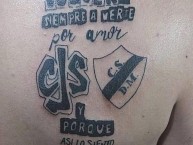 Tattoo - Tatuaje - tatuagem - Tatuaje de la Barra: La Banda del Parque • Club: Deportivo Merlo • País: Argentina