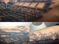 Tattoo - Tatuaje - tatuagem - "Estadio Gran Parque Central" Tatuaje de la Barra: La Banda del Parque • Club: Nacional • País: Uruguay