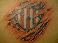 Tattoo - Tatuaje - tatuagem - Tatuaje de la Barra: La Barra de la Bomba • Club: Unión de Santa Fe