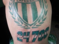 Tattoo - Tatuaje - tatuagem - Tatuaje de la Barra: La Barra de Laferrere 79 • Club: Deportivo Laferrere • País: Argentina