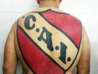 Tattoo - Tatuaje - tatuagem - "No me arrepiento de este amor" Tatuaje de la Barra: La Barra del Rojo • Club: Independiente