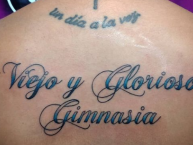 Tattoo - Tatuaje - tatuagem - "Gimnasia y tiro ( Duende Tatoo)" Tatuaje de la Barra: La Dale Albo • Club: Gimnasia y Tiro