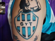 Tattoo - Tatuaje - tatuagem - "La mona y el albo un solo amor" Tatuaje de la Barra: La Dale Albo • Club: Gimnasia y Tiro • País: Argentina