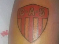 Tattoo - Tatuaje - tatuagem - Tatuaje de la Barra: La Gloriosa 22 • Club: Sarmiento de Resistencia • País: Argentina
