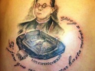 Tattoo - Tatuaje - tatuagem - "Los espero en Boedo" Tatuaje de la Barra: La Gloriosa Butteler • Club: San Lorenzo • País: Argentina