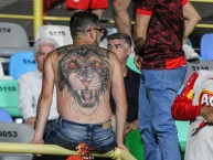 Tattoo - Tatuaje - tatuagem - Tatuaje de la Barra: La Guardia Albi Roja Sur • Club: Independiente Santa Fe • País: Colombia