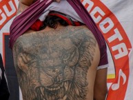 Tattoo - Tatuaje - tatuagem - Tatuaje de la Barra: La Guardia Albi Roja Sur • Club: Independiente Santa Fe • País: Colombia