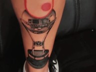 Tattoo - Tatuaje - tatuagem - Tatuaje de la Barra: La Guardia Albi Roja Sur • Club: Independiente Santa Fe