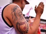 Tattoo - Tatuaje - tatuagem - Tatuaje de la Barra: La Guardia Albi Roja Sur &bull; Club: Independiente Santa Fe &bull; País: Colombia
