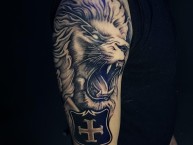 Tattoo - Tatuaje - tatuagem - Tatuaje de la Barra: La Guardia Albi Roja Sur &bull; Club: Independiente Santa Fe &bull; País: Colombia