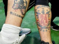 Tattoo - Tatuaje - tatuagem - Tatuaje de la Barra: La Guardia Albi Roja Sur &bull; Club: Independiente Santa Fe &bull; País: Colombia