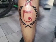Tattoo - Tatuaje - tatuagem - Tatuaje de la Barra: La Guardia Albi Roja Sur &bull; Club: Independiente Santa Fe &bull; País: Colombia