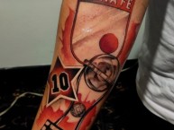 Tattoo - Tatuaje - tatuagem - Tatuaje de la Barra: La Guardia Albi Roja Sur &bull; Club: Independiente Santa Fe &bull; País: Colombia