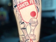 Tattoo - Tatuaje - tatuagem - Tatuaje de la Barra: La Guardia Albi Roja Sur &bull; Club: Independiente Santa Fe &bull; País: Colombia