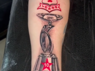 Tattoo - Tatuaje - tatuagem - Tatuaje de la Barra: La Guardia Albi Roja Sur &bull; Club: Independiente Santa Fe &bull; País: Colombia