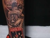 Tattoo - Tatuaje - tatuagem - Tatuaje de la Barra: La Guardia Albi Roja Sur &bull; Club: Independiente Santa Fe &bull; País: Colombia