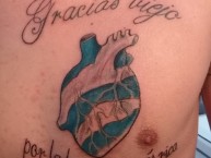 Tattoo - Tatuaje - tatuagem - "Para vos viejo!" Tatuaje de la Barra: La Guardia Imperial • Club: Racing Club • País: Argentina