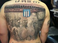 Tattoo - Tatuaje - tatuagem - Tatuaje de la Barra: La Guardia Imperial &bull; Club: Racing Club &bull; País: Argentina