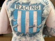 Tattoo - Tatuaje - tatuagem - Tatuaje de la Barra: La Guardia Imperial &bull; Club: Racing Club &bull; País: Argentina