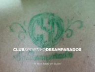Tattoo - Tatuaje - tatuagem - Tatuaje de la Barra: La Guardia Puyutana &bull; Club: Sportivo Desamparados &bull; País: Argentina