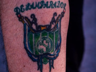 Tattoo - Tatuaje - tatuagem - Tatuaje de la Barra: La Guardia Puyutana &bull; Club: Sportivo Desamparados