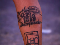 Tattoo - Tatuaje - tatuagem - Tatuaje de la Barra: La Guardia Puyutana &bull; Club: Sportivo Desamparados